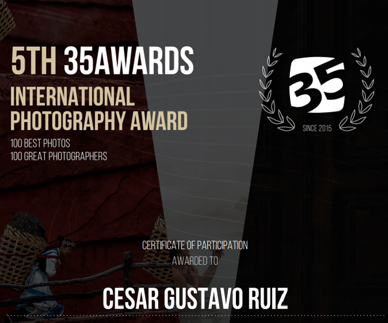 Cesar Gustavo Ruiz Awarded